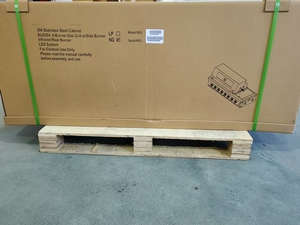 Ti-mạ SS304 6-Burner BBQ nướng với màu đen Side bếp hỗ trợ cho LPG & ng - Product Image 5