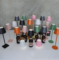 Lampe de nuit LED rechargeable moderne phares de bouteille de vin lumières d'ambiance lampes de bureau décoratives cadeaux USB charge veilleuses