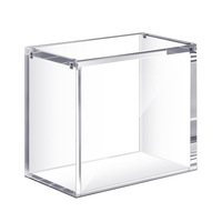 Zhongda Offre Spéciale acrylique étui pour Booster Pack boîte Protection UV clair magnétique vitrine boîte pour Booster boîtes