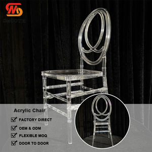 SMOOTH New Arrival Clear Plastic Resin <b>Chair</b> Transparent <b>Acrylic</b> Crystal Wedding <b>Chairs</b> For Sale - Product Image 2