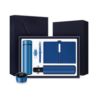 Coffret Cadeau d'Affaires Luxe 2026 Personnalisé avec Logo : Tasse Thermos, Carnet, Stylo Métallique et Clé USB – Idéal pour Clients et Employés