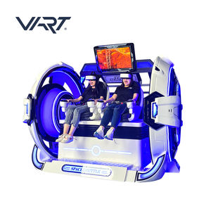 <span class=keywords><strong>2022</strong></span> Hot VR Machine réalité virtuelle 9D Egg Chair Cinema 2 sièges Capsule VR Pods - Product Image 3