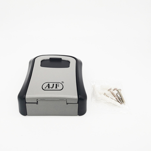 AJF Zinc Alloy Grey 4-Digit Combination Outdoor Wall Mounted <strong>Key</strong> Storage Safe Lock <strong>Box</strong> High Security Portable Home <strong>Key</strong> <strong>Holder</strong> - Product Image 5
