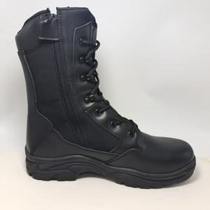 Botas Tácticas de Entrenamiento para Hombre TSB1 Personalizadas con Cierre Lateral Negro para Selva - Product Image 5