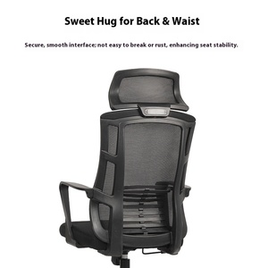 Nhà Máy bán hàng trực tiếp giá cả hợp lý lưới Máy tính văn phòng Ghế cao trở lại lưới nhân viên Ergonomic Ghế văn phòng - Product Image 4