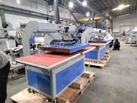 Presse à chaud pneumatique professionnelle pour sublimation textile, vêtements, lin, impression d'étiquettes, machine à pochoir