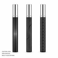 Flacon de parfum vide en verre bordeaux métallisé personnalisé 35 ml avec bouchon doré, flacon vaporisateur de voyage rechargeable, vente en gros, logo personnalisé