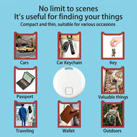 Localisateur de clés intelligent étanche pour suivi GPS, mini traqueur anti-perte pour sacs, essentiels quotidiens et enfants