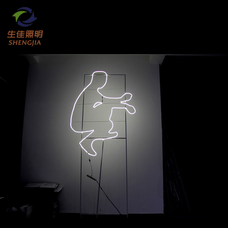 Shengjia Lighting LED Motif Christmas Landscape Decoration IP65 Waterproof Button Control Multi-color Customizable Length