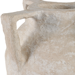 Vaso moderno alto e testurizzato con manici per soggiorno, vaso decorativo per fiori per camera da letto, ufficio, decorazioni per la casa - Product Image 6