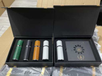 10ml vide de haute qualité OEM vente en gros mini bouteille de parfum en verre avec étui en cuir avec boîte-cadeau