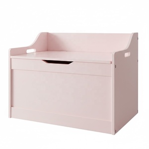 Custom Wholesale White Baby Toddler Children <strong>Wooden</strong> Bench Toy <strong>Storage</strong> <strong>Box</strong> for Kids, Kid <strong>Wooden</strong> Toy Chest - Product Image 3