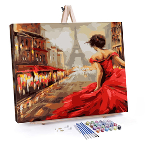Offre Spéciale 40x50cm personne peinture par numéro Kit pour adulte mur Art bricolage peinture personnalisée par numéros - Product Image 1