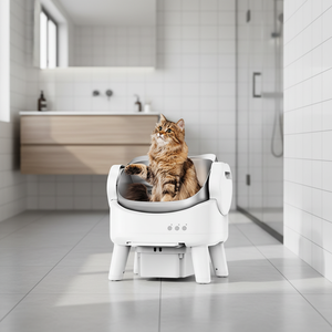 Australische OEM Selbstreinigende Elektrische Katzentoilette mit Zeitgesteuerter App-Steuerung Geruchlos Automatische Toilette Einfach zu Reinigende Katzentoilette - Product Image 1