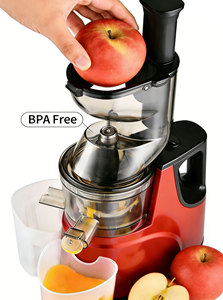 Extracteur de jus lent électrique à large goulot pour jus d'orange, de légumes et de fruits, presse à froid haute efficacité pour la maison - Product Image 4