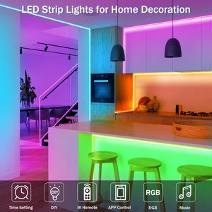 SMD3535 24V Remote Controlled RGB COB Smart LED Strip <b>Light</b> with CRI80 CE Certified - Product Image 5