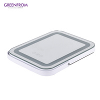 Vente en gros Miroir led carré blanc portable Espejos Table de courtoisie Miroir de maquillage