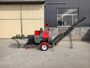 เครื่องแปรรูปไม้แบบ Heavy-Duty 15 แรงม้า พร้อมล้อแกนทอร์ชั่น แรงกด 20 ตัน และรอบการทำงาน 6 วินาที - Product Image 2