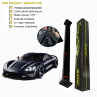 Films de voiture prédécoupés FILMFORT Film transparent anti-fouling auto-réparant pour Tesla Model Y 2020-2024 Film PPF TPU transparent personnalisé