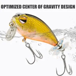 LUSHAZER Crankbait eliche esche <span class=keywords><strong>da</strong></span> pesca pesciolini galleggianti Minnow55mm 10g esche <span class=keywords><strong>da</strong></span> pesca per <span class=keywords><strong>trota</strong></span> spigola esche dure <span class=keywords><strong>artificiali</strong></span> - Product Image 3