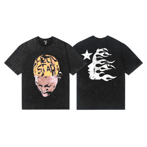 Nouveau T-shirt unisexe décontracté en coton lavé style vintage, coupe ample, respirant et anti-humidité, avec étiquette NFC, tendance beauté 26. - Product Image 4