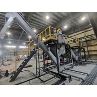 Machine de recyclage de bouteilles PET de grande capacité 4000 KG, ligne de lavage et de séchage de bouteilles en plastique, usine de recyclage de bouteilles en flocons