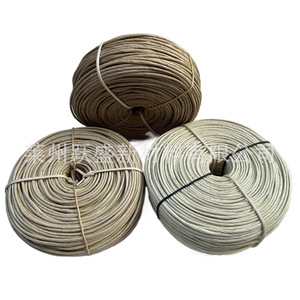 Corde en papier kraft simple brin 3MM/4MM du fabricant, corde en papier simple brin, rotin en papier couleur naturelle pour emballage et reliure - Product Image 2