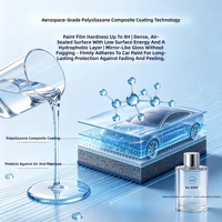 Solution de nano-revêtement automobile avancée, pulvérisation rapide de polysiloxane et polysilazane, protection de la peinture automobile et restauration de la brillance