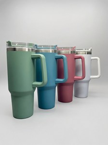 Tumbler da Viaggio per Donne e Mamme in Acciaio Inox 40oz a Doppia Parete con Isolamento Sottovuoto e Manico, Isolamento Termico per Oltre 24 Ore, per Caffè - Product Image 6
