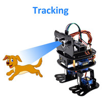 LAFVIN para Kit de Robot Panda de 4 Grados de Libertad para Bricolaje, Kit de Robot Programable para Bailar, Compatible con Nano, Control por Aplicación Android para Kit Arduino