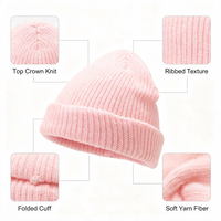 Bonnet tricoté tendance automne-hiver pour hommes et femmes, style melon, couleur unie, polyvalent, hip-hop, en acrylique