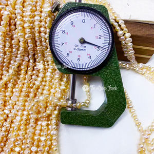 Hạt ngọc trai nước ngọt tự nhiên Muses Jewels, màu trắng hồng, dùng làm đồ trang sức và thủ công DIY, chuỗi ngọc trai Baroque - Product Image 4