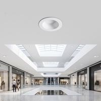 Spot LED Plat Moderne 90mm 10W 15W 18W 24W Downlight 3500K Aluminium 220V Haute Luminosité CE pour Centre Commercial
