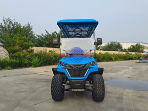 Voiturette de golf homologuée pour la route à 6 places, châssis en acier, batterie lithium 48V-150Ah, 4KW, certifiée 70-90km - Product Image 2