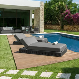 Foshan hôtel de luxe Villa loisirs piscine chaise longue mobilier d'extérieur <span class=keywords><strong>jardin</strong></span> plage extérieur corde tissée chaise longue - Product Image 4