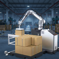 Paletizador JINWEI DS-CR25-G/S de 25 kg y 1798 mm, de Alta Resistencia, 13 Piezas/min, CE ISO 10218, Sin Programación, para la Industria de Apilado de Cajas Pesadas