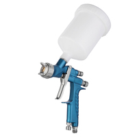 Pistolet de peinture HVLP à buse croisée 1,3 mm 1,4 mm pour application rapide, usage automobile, haute efficacité de transfert, OEM, gobelet 600 ml