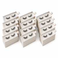 Faux cils en vison synthétique faits à la main, effet 3D volumineux, style œil de chat, 25 mm, pour femmes, usage quotidien