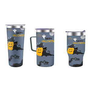 Vaso Térmico <span class=keywords><strong>de</strong></span> Acero Inoxidable 304 <span class=keywords><strong>Feliz</strong></span> <span class=keywords><strong>Navidad</strong></span> con Diseño Navideño Personalizado, <span class=keywords><strong>Taza</strong></span> <span class=keywords><strong>de</strong></span> Café Aislada <span class=keywords><strong>de</strong></span> Doble Pared - Product Image 5