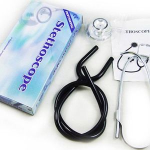 Estetoscopio de aleación de aluminio de doble cara Kt-101c, color plateado, para adultos, dispositivo médico, 19x10x3cm - Product Image 3