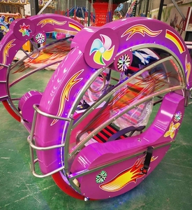 Voiture électrique à bascule rotative à 360 degrés, bus à bascule en métal pour intérieur, manège pour enfants, bar à manèges, manèges rotatifs - Product Image 3