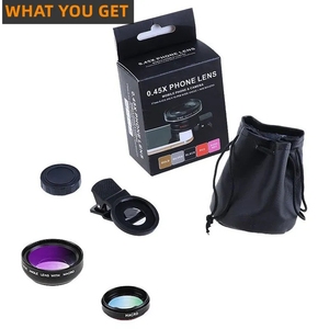 Ống kính <span class=keywords><strong>camera</strong></span> điện thoại di động góc rộng macro 2 trong 1, zoom 0.45X - Product Image 6
