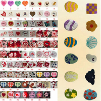 100% hand gefertigte Tufted Looped Pile Fruits Untersetzer Pad Soft Punch Needle Niedlicher Erdbeer becher Teppich für Tee Kaffeetasse Dekor