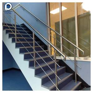 Barandilla de Vidrio Optima para Terraza, Escalera, Balaustrada, Canal en U, Valla, Barandillas de Vidrio de Aluminio, Pasamanos Duradero para Exteriores - Product Image 1