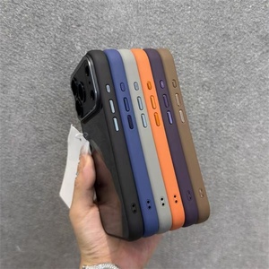 เคส iPhone 17 Pro Max กรอบเลนส์โลหะผสม PC TPU ป้องกันการตกกระแทก สำหรับ iPhone 17 Pro เคสใสสีส้ม Mag Antishock - Product Image 4