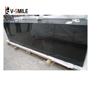 Pure Absolute Black <strong>Granite</strong> <strong>Slabs</strong> and Tiles Mongolia Kitchen Sink Black <strong>Granite</strong> <strong>Slabs</strong> - Product Image 1