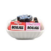 En stock stylo de dentition personnalisé en vrac, perles libres en silicone, animal 3d, nourriture sans Bpa, perles de charme en gros, perles focales 3d