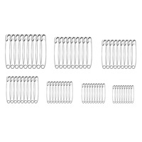 Vente en gros d'aiguilles en acier inoxydable épingles de sûreté antirouille pour outils de couture de vêtement accessoire de bricolage petite broche accessoire de vêtement