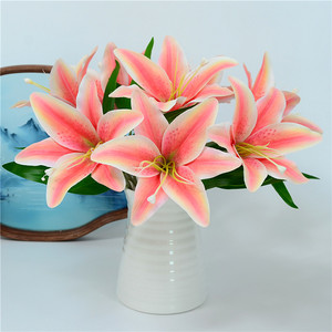 Flor Artificial, Lirio de Seda de Nuevo Diseño, en Oferta, para Decoración de Bodas, Hogar, Jardín, <span class=keywords><strong>Restaurante</strong></span>, Lirio de Tallo Único - Product Image 3