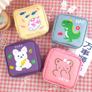 Fabricant de trousse de toilette en tissu de nylon imperméable en gros Serviettes Alphabet Mini Trousse de <span class=keywords><strong>maquillage</strong></span> personnalisée et mignonne DIY - Product Image 4